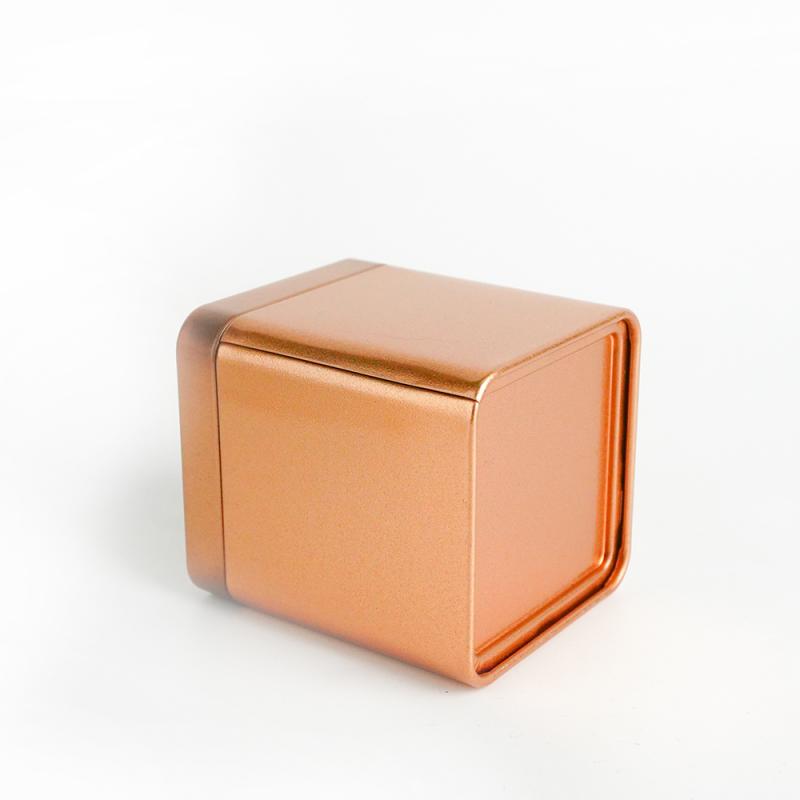 ODM Custom Paper Can Supplier - Rectangular Shape Tea tin can TTB-004 – Jiayi detail pictures