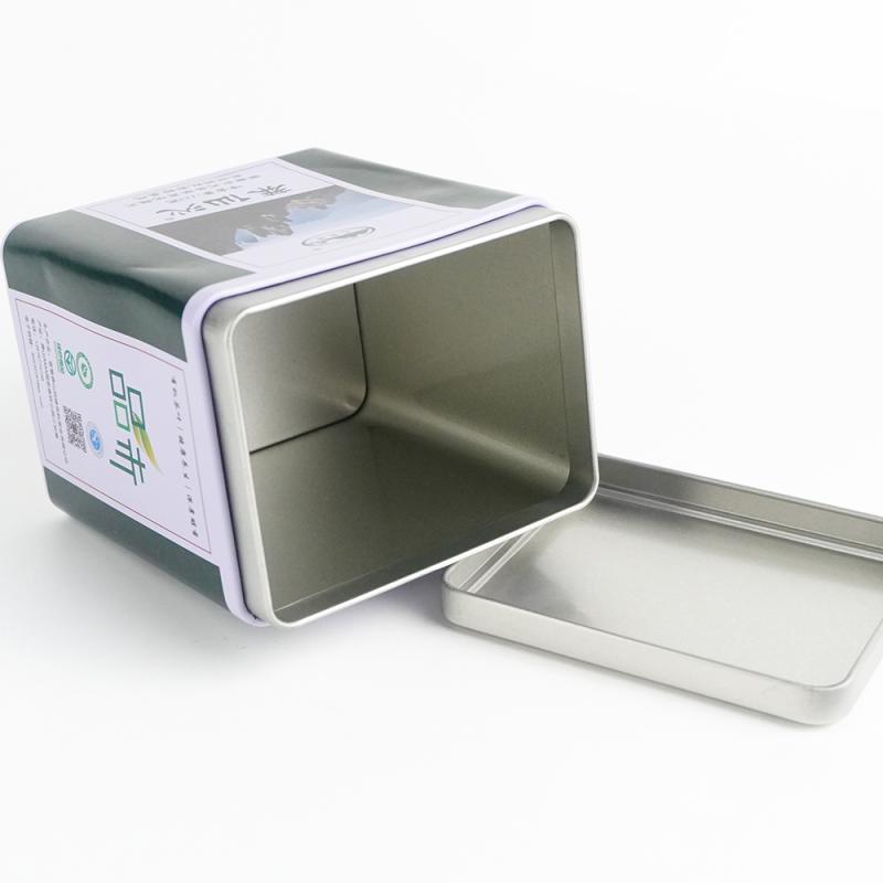 OEM China A Tin Can Factories - Decorative Empty Square Aluminum Tea tin can TTB-019 – Jiayi detail pictures