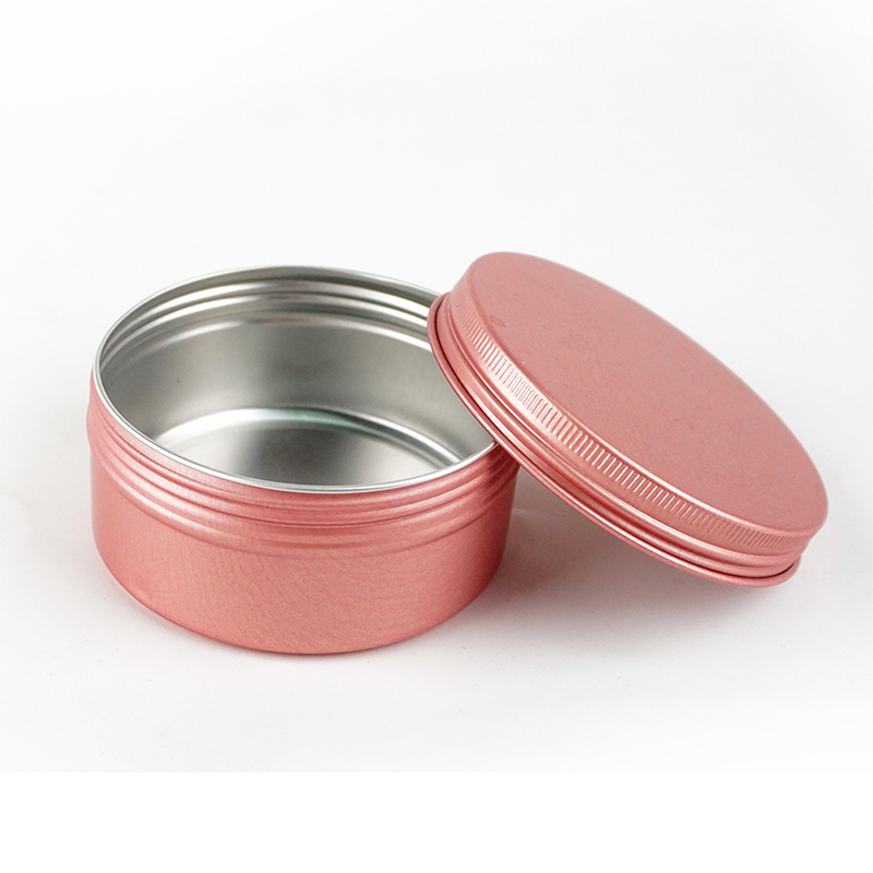 Round Tin Lipstick Jar Aluminum Cosmetic Jar